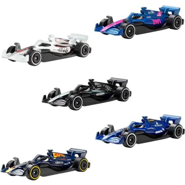 Фото - Набор базовых машинок Hot Wheels Формула 1 (JLN11)